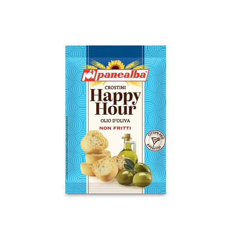 7x Panealba Happy Hour Crostini all'Olio D'Oliva mit Olivenöl 50gr