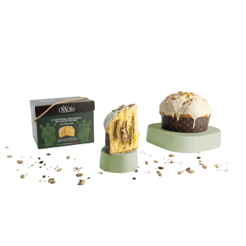 I Mori Weihnachtssüßigkeiten I Mori panettone al Pistacchio Siciliano handwerklicher Panettone 900gr