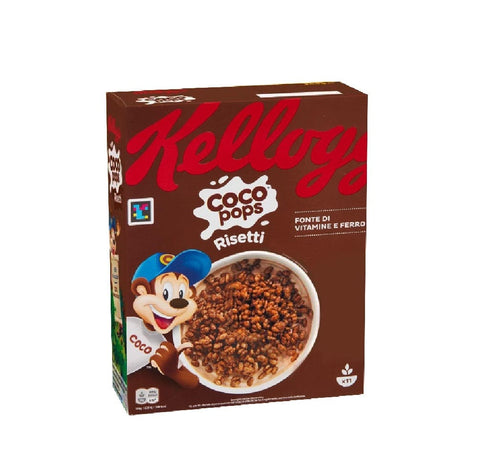 Kellogg Getreide Kellog's Coco Pops RISETTI Puffreis-Müsli mit Schokolade 330g 5059319030708