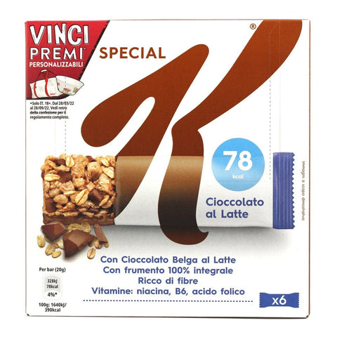 Kellogg's Getreideriegel 3x Kellogg's Special K Barretta cioccolato al latte Milchschokoladenriegel 120gr 5050083495939