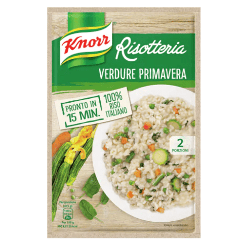 Knorr Reis MHD 01/2025 Knorr Risotteria Verdure Primavera Reis mit Gemüse 175g 8000840020130