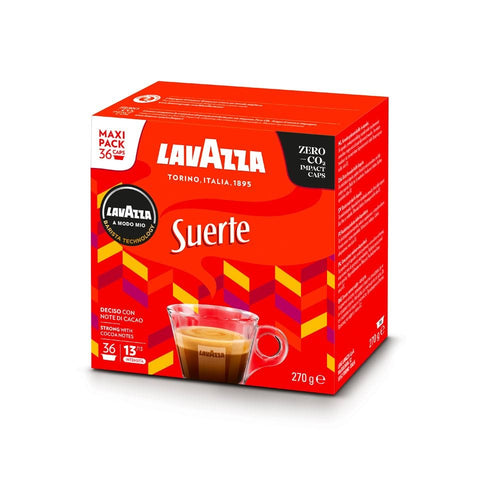 Lavazza Kaffee Lavazza Espresso SUERTE 36 Kapseln kompatibel mit A Modo Mio 270g