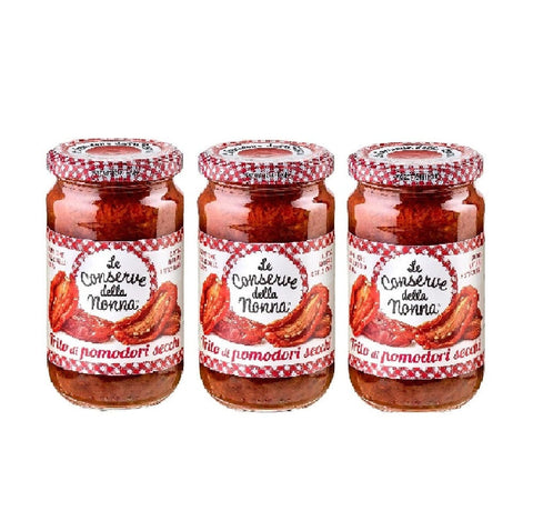 Le Conserve della Nonna conserve 3x Le Conserve della Nonna Trito di pomodori secchi Gehackte getrocknete Tomaten 190g