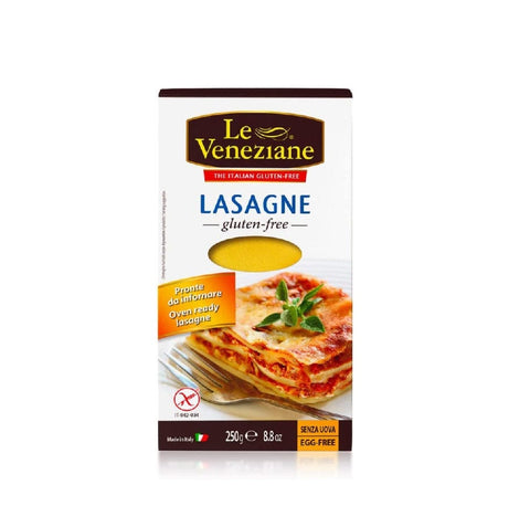 Le Veneziane pasta 12x Le veneziane lasagne Glutenfreie Nudeln 250gr 8009915008714