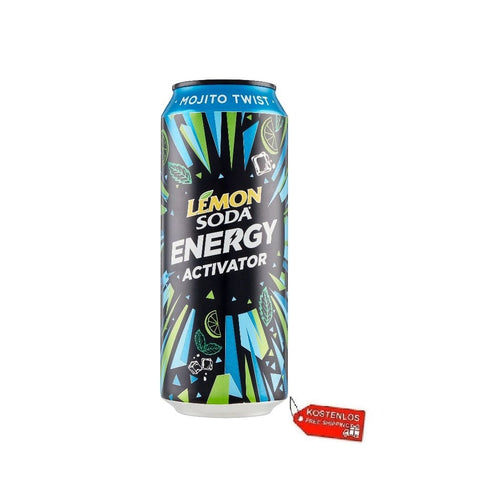 Lemonsoda Energy Drink 48x Lemonsoda Energy Activator Mojito Twist  Energiegetränk 500ml 8057192003502