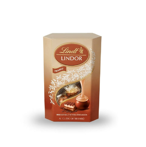 Lindt Pralinen Lindt LINDOR Tiramisù 200g Schokoladenpralinen mit Tiramisucreme 200g 7610400100335