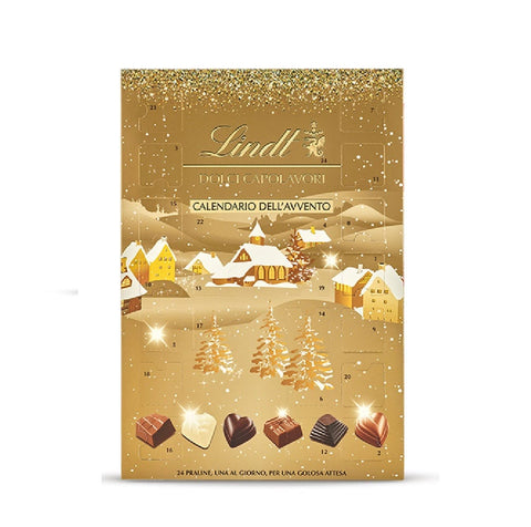 Lindt Schokoladenriegel Lindt Calendario Avvento Dolci Capolavori Adventskalender 250gr