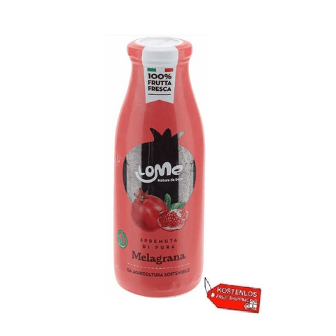 Lome Fruchtsaft 12x Lome spremuta di  melagrana Granatapfelsaft im Glas 500 ml 8050539300012