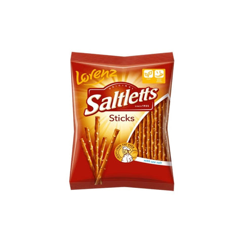 Lorenz Erdnüsse 6x Lorenz Saltletts Sticks Goldene und knusprige Snacks, angereichert mit Meersalz 150 g 4017100737909