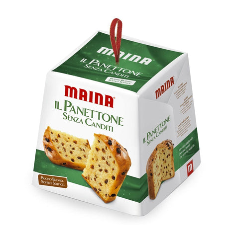 Maina Weihnachtssüßigkeiten 3x Maina Panettone senza canditi  ohne kandierte Früchte, mit Rosinen 1kg 8005190402773