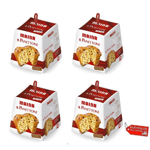 Maina Weihnachtssüßigkeiten 4x Maina Panettone 1kg 8005190402667