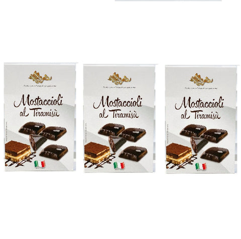 Maya Weihnachtssüßigkeiten 3x Maya Mini mostaccioli al tiramisù Weihnachtssüßigkeiten mit Tiramisu-Geschmack 200gr