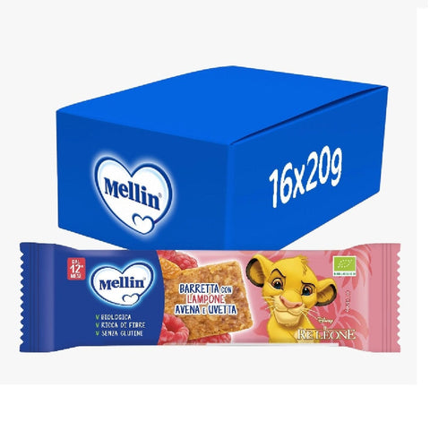 Mellin Snacks Mellin Barrette Disney Il Re Leone al Lampone Haarspange al Lampone Schachtel 16x20gr