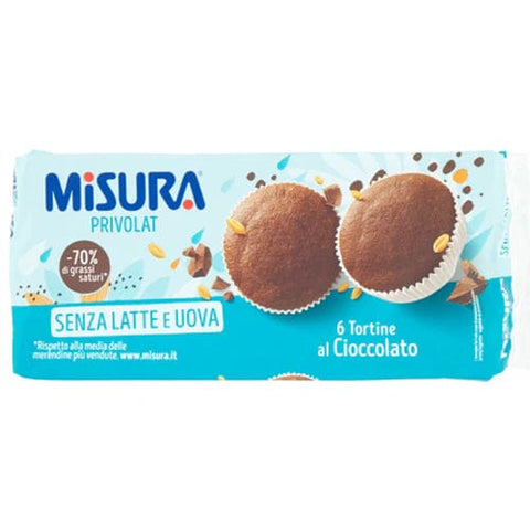 Misura Croissants Misura Privolat Tortine al Cioccolato Schokoladentörtchen 6 Stück 240g 8002590060961