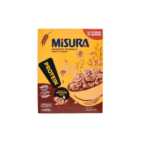 Misura Getreide MHD 17/05/2024 Misura Protein cereali riso e avena Getreide Vollkornreis und Hafer 320gr 8002590071042