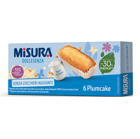 Misura Süße Snacks MHD 20/09/2024 Misura Dolcesenza Plum cake allo Yogurt Pflaumenkuchen mit Joghurt 190g 8002590308025