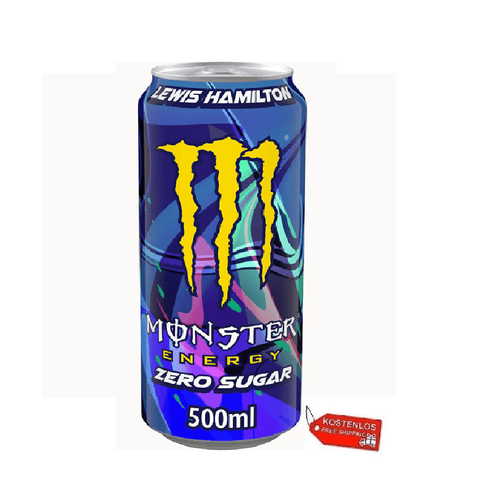 Monster Energy Energy Drink 24x Monster Energy Drink LEWIS HAMILTON ZERO 500ml 5060896625492