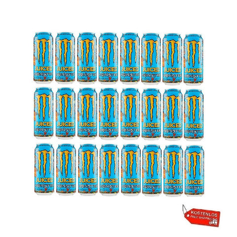 Monster Energy Energy Drink 24x Monster energy Mango Loco energy drink 500ml Einwegdosen 5060639121854