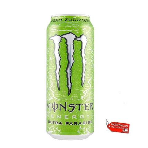 Monster Energy Energy Drink 24x Monster Energy Ultra Paradise zuckerfreies Mega-Pack-Erfrischungsgetränk 500ml 5060639127825