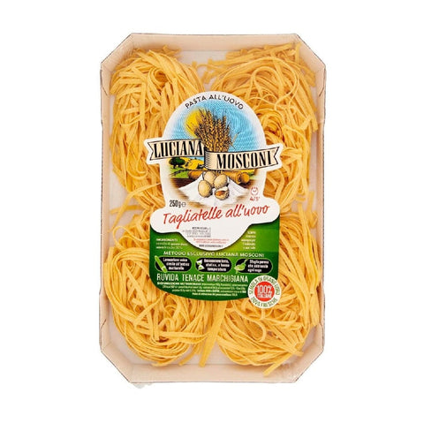 Mosconi Pasta 6x Pasta Artigianale Artisan Luciana Mosconi Tagliatelle all'uovo 250g 8014207001106