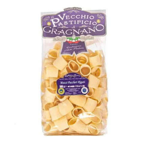 Mosconi Pasta Il Vecchio Pastificio Paccheri rigati di Gragnano IGP handwerkliche Nudeln 500gr - SONDERANGEBOT 8033406260435