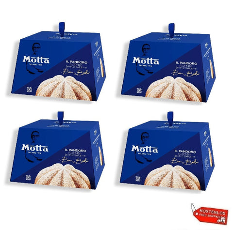 Motta Weihnachtssüßigkeiten 4x Motta Pandoro Bruno Barbieri 1Kg