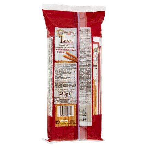 Mulino Bianco grissini MHD 20/09/2024 Mulino Bianco Grissini Torinesi Croccanti Ristorante italian breadsticks 350g 8076809547451