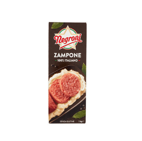 Negroni Cotechino 3x Negroni Zampone 100% Italiano 1 Kg 8028257009739