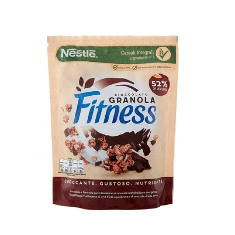 Nestlé Getreide 14x Nestlè Fitness Granola al Cioccolato con avena e cereali Schokoladen-Müsli mit Hafer und Getreide 300gr 7613035619425