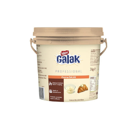 Brontedolci Pistaziencreme Nestlè  Galak Crema Spalmabile Streichcreme aus weißer Schokolade 3kg