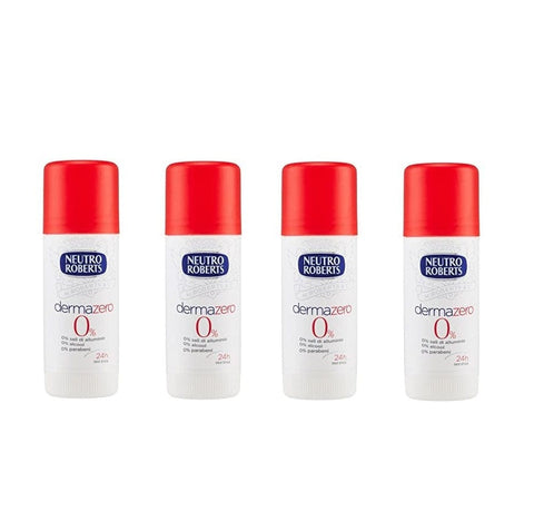 Neutro Roberts Deodorant 4x Neutro Roberts Deodorante Stick Dermazero Deodorant-Stick für intolerante Haut, 40 ml 80804109