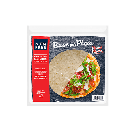 Nutri Free Pizzaboden MHD 19/09/2024 Nutrifree Base per pizza Glutenfreier Pizzaboden 200gr 8008696023855