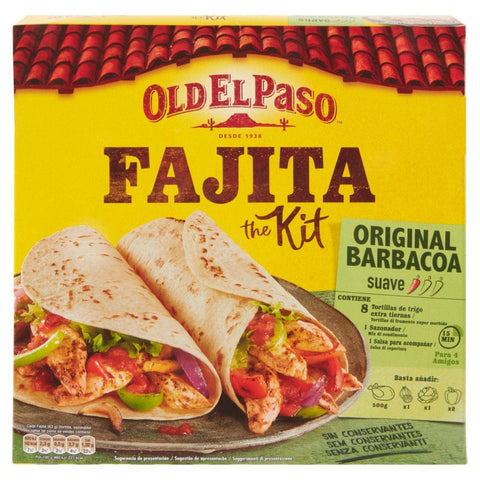 Old El Paso Brot 2x Old El Paso Fajita the Kit Original Barbacoa 500 g 8727200190677