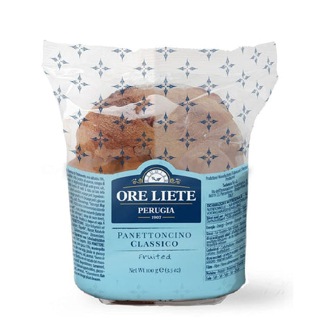 Ore Liete Weihnachtssüßigkeiten 3x Ore liete Panettoncino classico chellophane klassisches Panettone-Chellophane-Paket 100gr