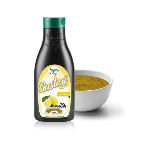 Pagani Sauce Pagani Gustosì La Gialla Fertigmarinade für weißes Fleisch und gegrillten Fisch 1 kg