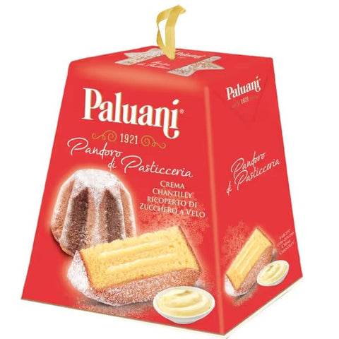 Paluani Weihnachtssüßigkeiten 3x Paluani Pandoro di pasticceria mit Schlagsahne 750gr 8002540001877