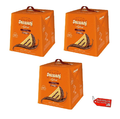 Paluani Weihnachtssüßigkeiten 3x Paluani Panettone Zanzibar 750gr