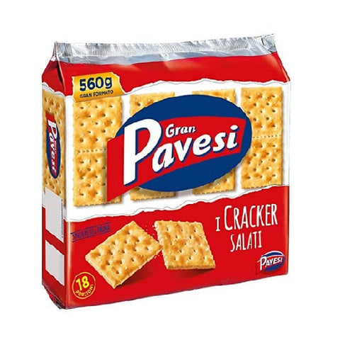 Pavesi Gesalzener Snack & Cracker MHD 23/01/2025 Pavesi Salted Gesalzener Crackers (560 g) 8013355999662