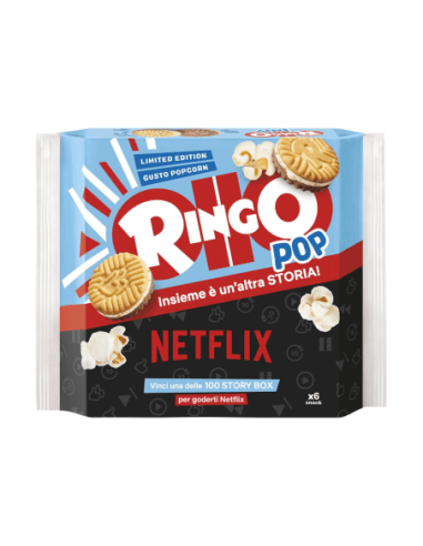 Pavesi Kekse 4x Pavesi Ringo Pop Corn  165gr