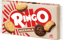 Pavesi Kekse MHD 07/09/2024 Pavesi Ringo Famiglia Nocciola Haselnusskekse 6 Snacks (330g) 8013355501698