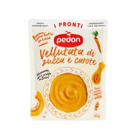 Pedon Suppe 6x Pedon I Pronti Vellutata di zucca e carote 300 g 8008703162249