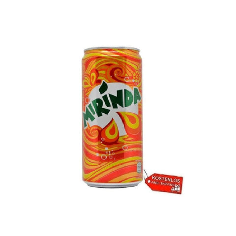 Pepsi Soft Drink 24x Mirinda Erfrischungsgetränk mit Orangengeschmack, 330 ml 8001160008211