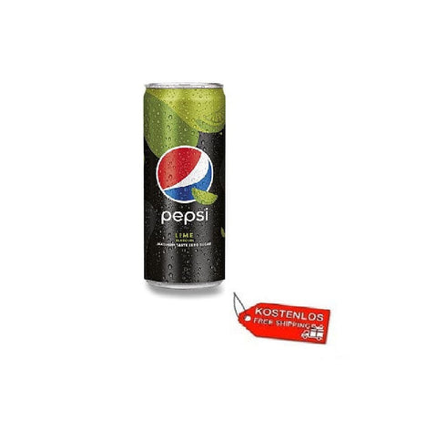 Pepsi Soft Drink Pepsi Zero Lime Blechdose (24x33 cl)