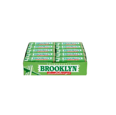 Perfetti Kaugummi Brooklyn Clorofilla, Mint-Kaugummi, Packung mit 20 Stück 8003440200179