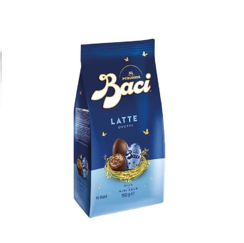 Perugina Schokoladenriegel 6x Baci Perugina Ovetti al latte 150gr - Baci Perugina Mini-Eier mit Milch 8000300328431