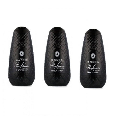 Pino Silvestre Duschgel 3x Pino Silvestre Black Musk Schaumbad 750 ml 8009350406007