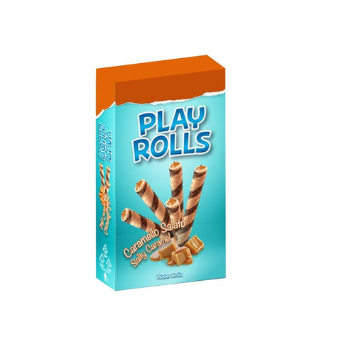 Playtime Süße Snacks Playtime Play Rolls Caramello Salato 16 x 150gr 8032958764255