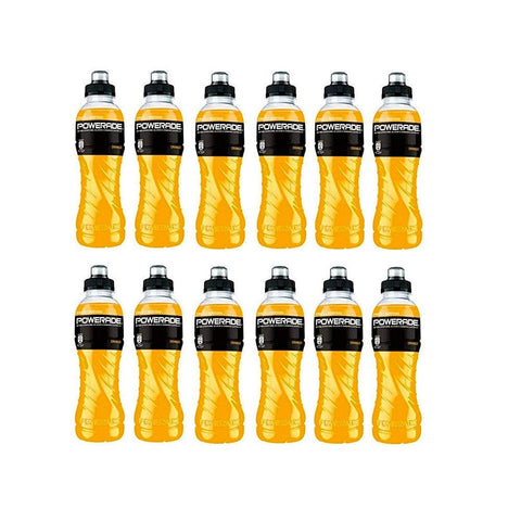 Powerade Energy Drink 12x Powerade Arancia Energy Drink Orange 50cl 5000112567632