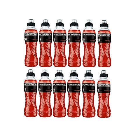 Powerade Energy Drink 12x Powerade Arancia Rossa Energy Drink Blutorange 50cl 5000112567618