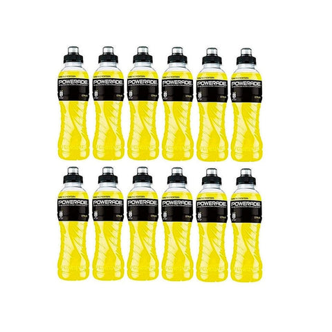 Powerade Energy Drink 12x Powerade Limone Energy Drink Zitrone 50cl 5000112567625